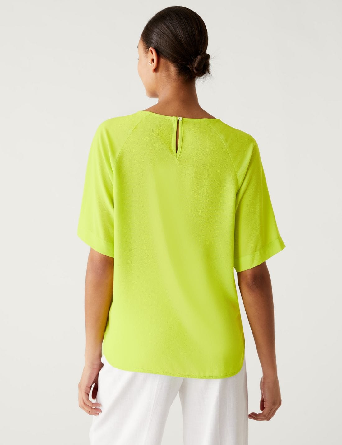 Regular Fit Kısa Kollu Bluz
