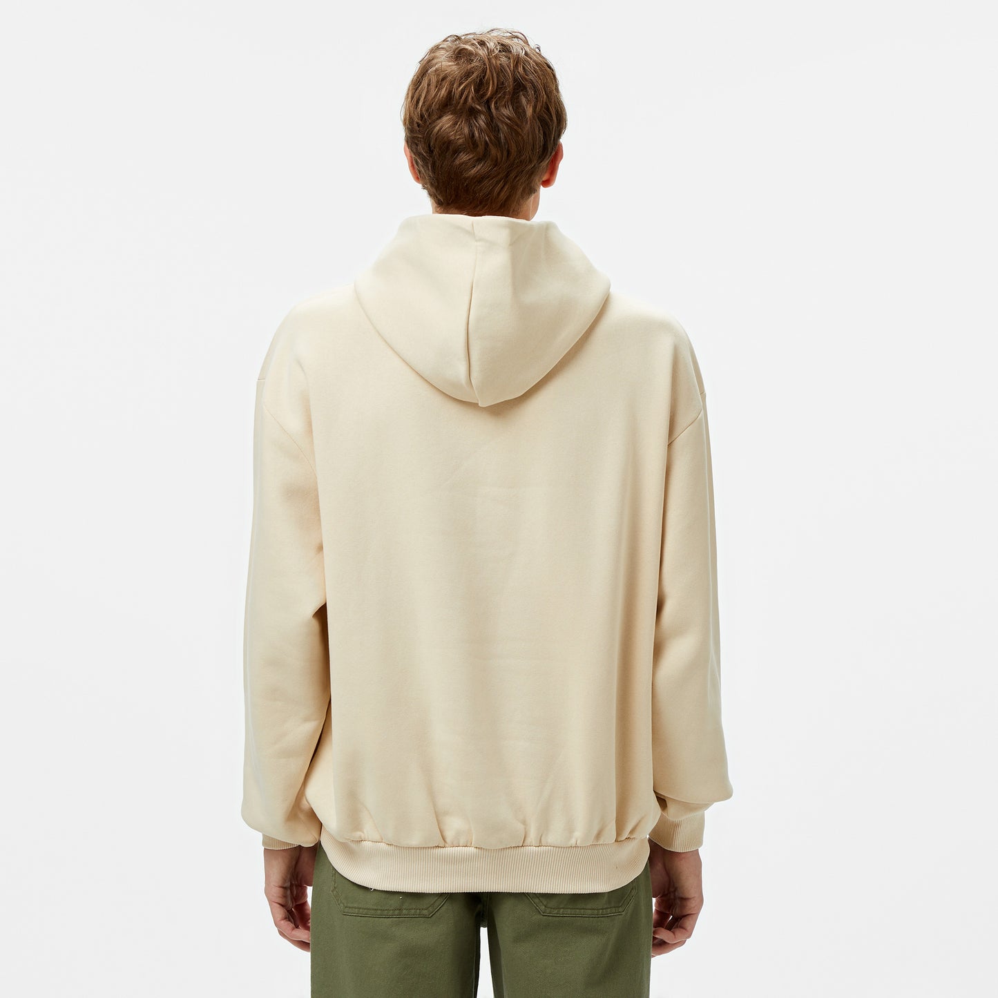 Karl Kani Small Signature Essential Os Erkek Krem Hoodie