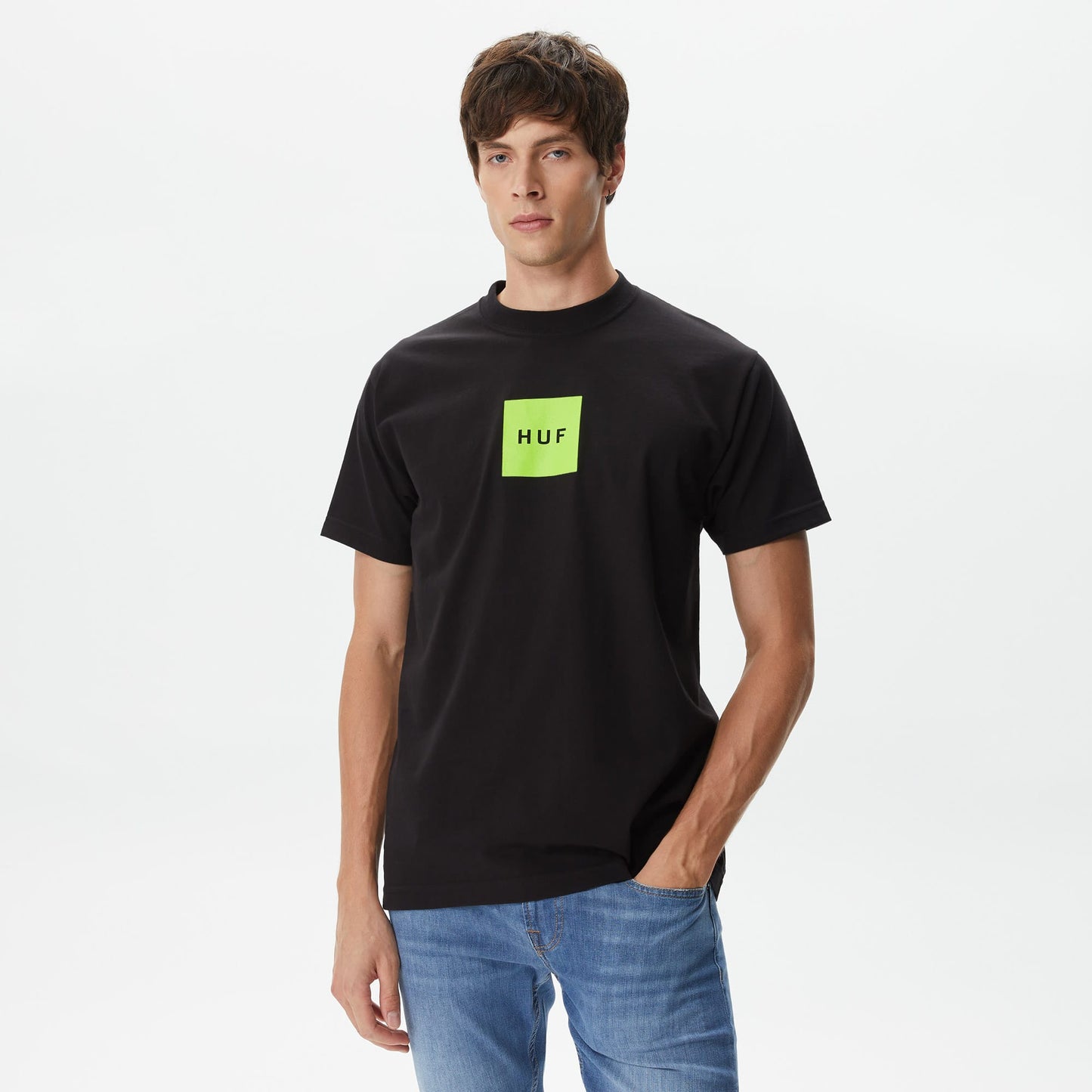 Huf Set Box Erkek Siyah T-shirt