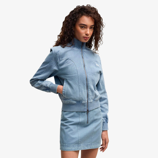 Puma Future Archive Washed Kadın Mavi Ceket