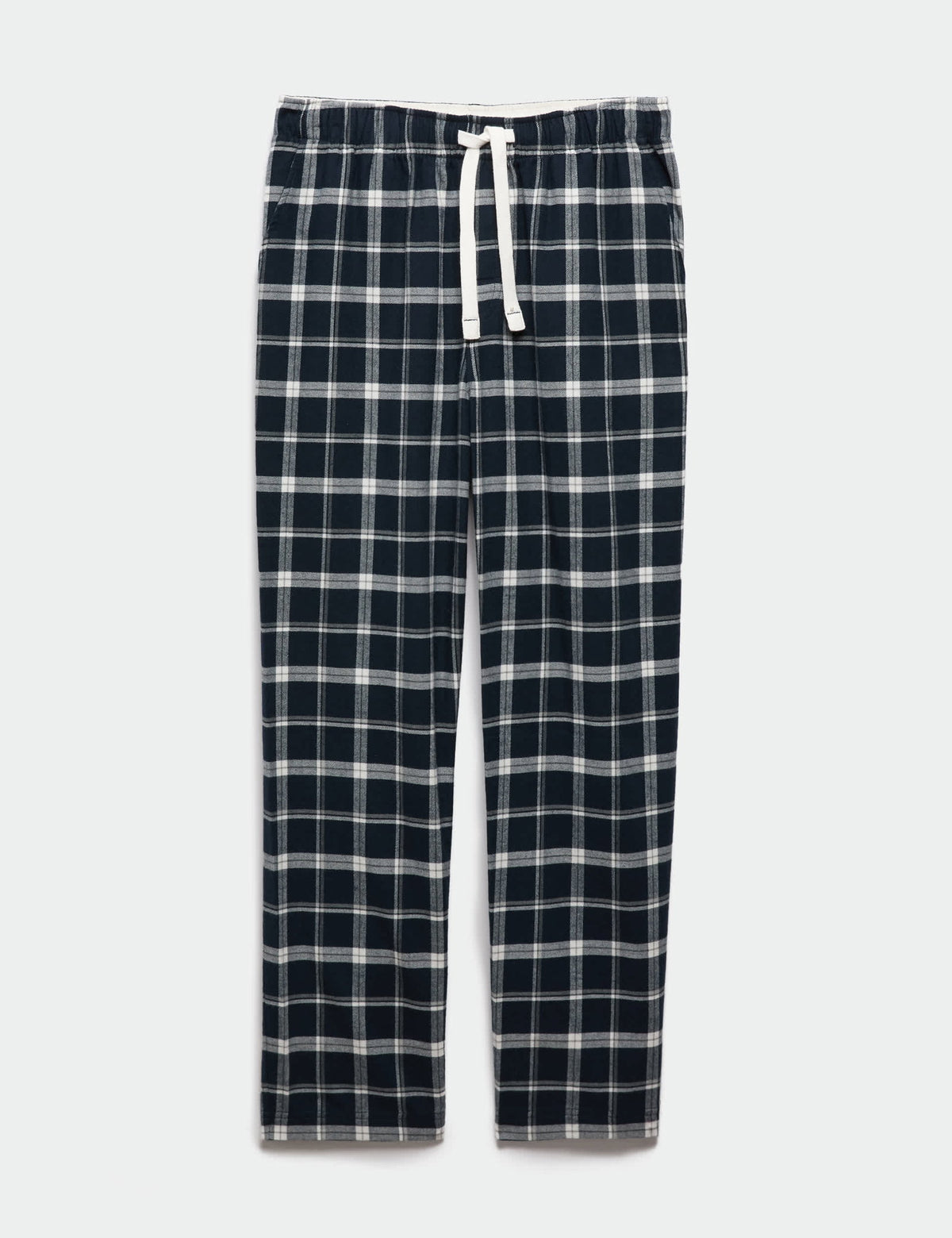 Pamuklu Kareli Pijama Altı
