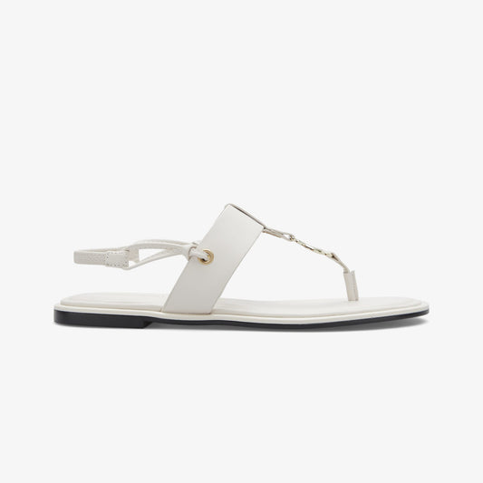 Calvin Klein Round Flat Kadın Gri Sandalet