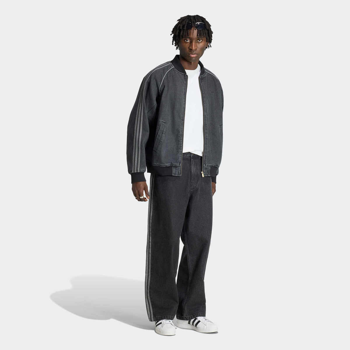 Adidas Jeans Erkek Siyah Pantolon