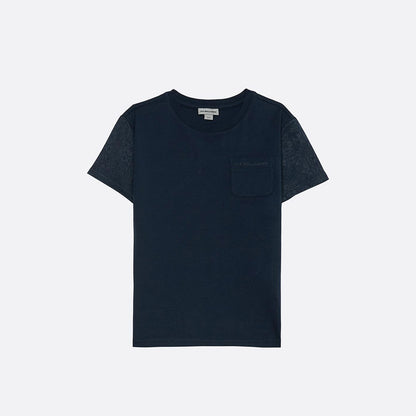 Les Benjamins 402 Çocuk Lacivert T-shirt