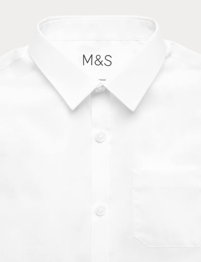 2'li Slim Fit Kısa Kollu Gömlek (2-18 Yaş)