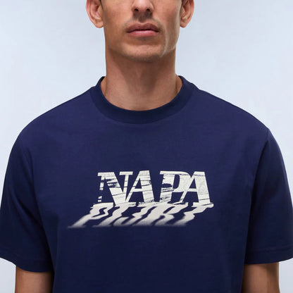 Napapijri S-lodestar Erkek Lacivert T-shirt