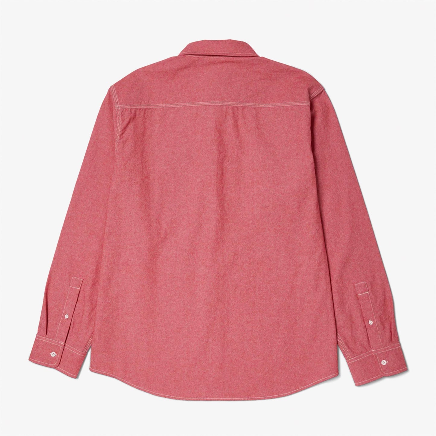 Huf Total Eclipse Chambray Erkek Kırmızı Gömlek