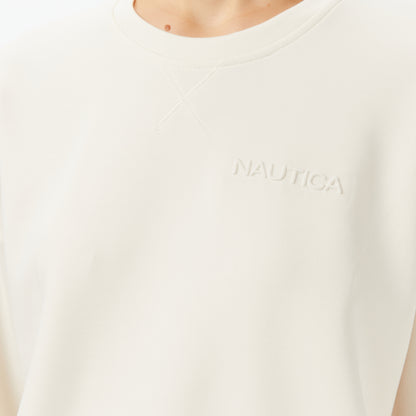 Nautica Kadın Beyaz Regular Fit Sweatshirt