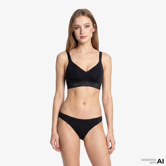 Calvin Klein Lift Modal Kadın Siyah Bra