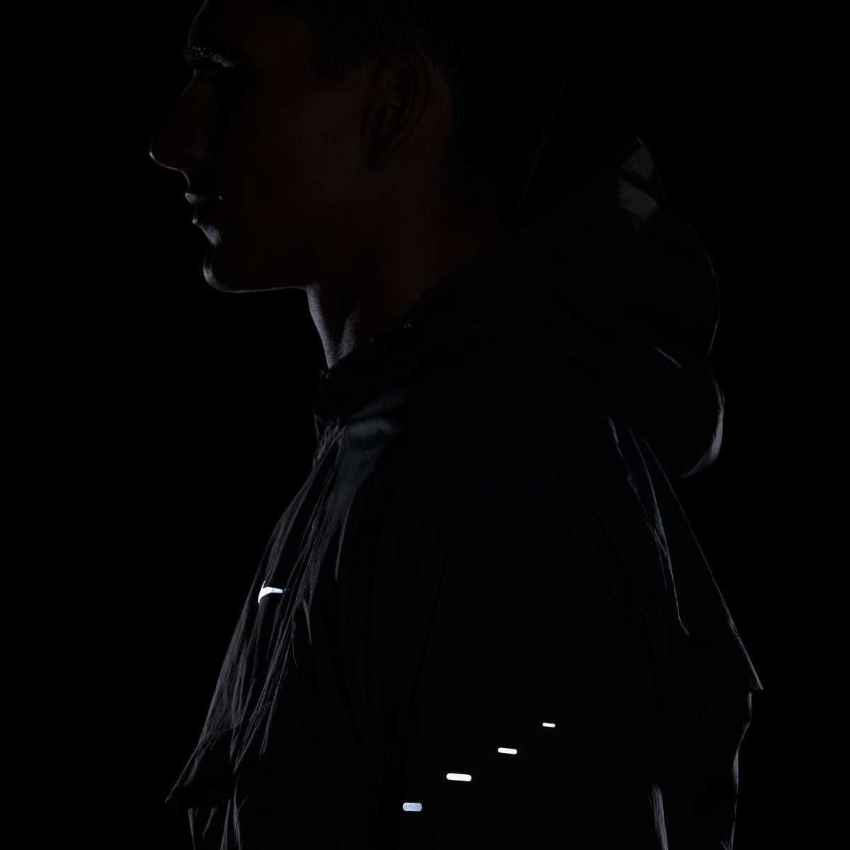 Nike Uv Rpl Stride Jacket Erkek Gri Ceket