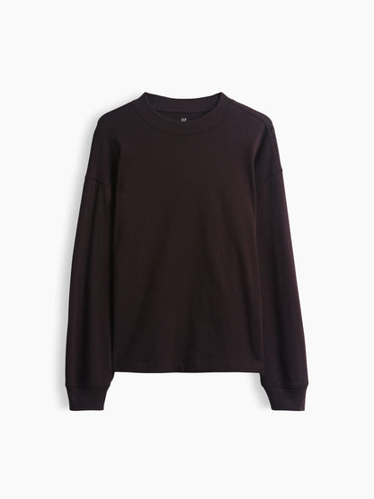 Kahverengi Heavyweight Oversized T-shirt