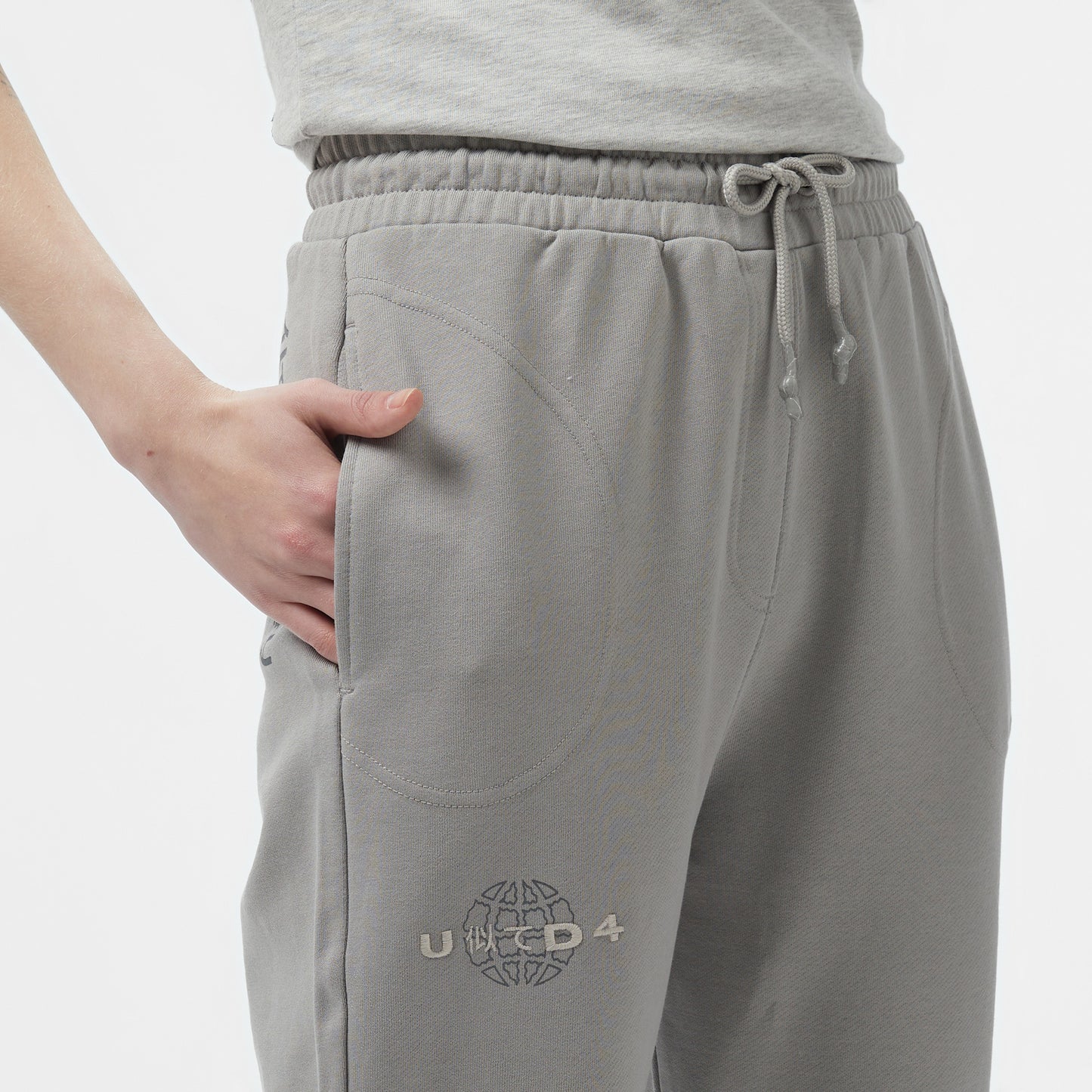 United4 Comfort Flare Kadın Gri Eşofman Altı