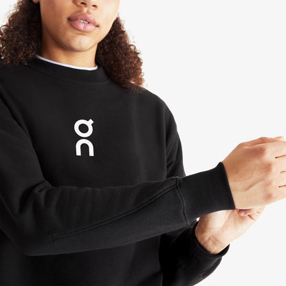 On Club Crew Kadın Siyah Sweatshirt