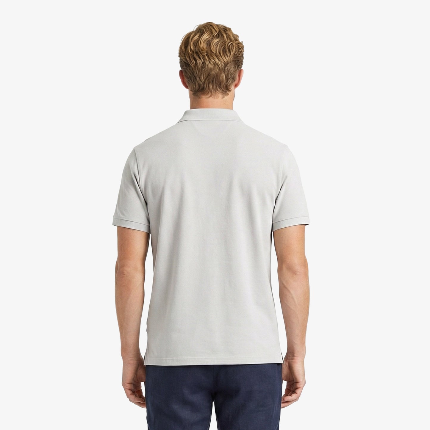 Nautica Erkek Gri Regular Fit Polo Yaka T-shirt