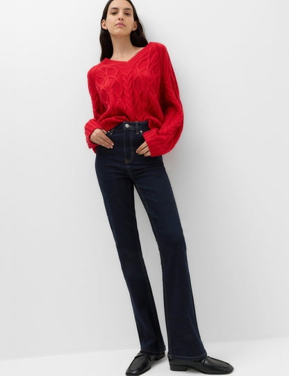 Eva Yüksek Bel Bootcut Jean