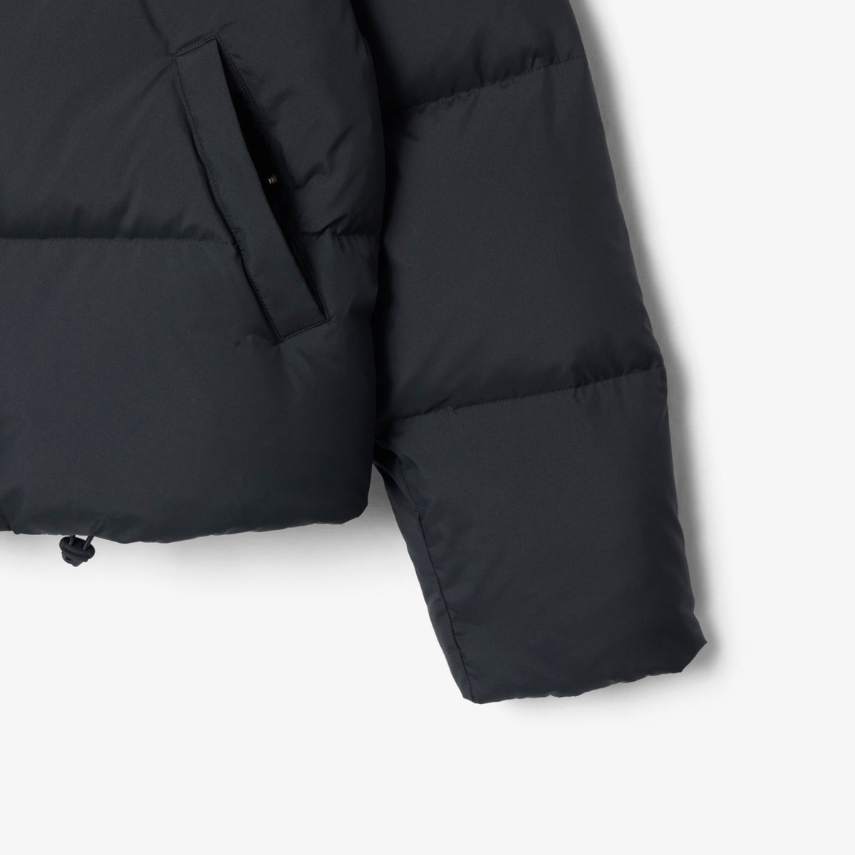Lacoste Kadın Regular Fit Kapüşonlu Siyah Şişme Mont