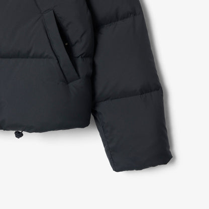 Lacoste Kadın Regular Fit Kapüşonlu Siyah Şişme Mont