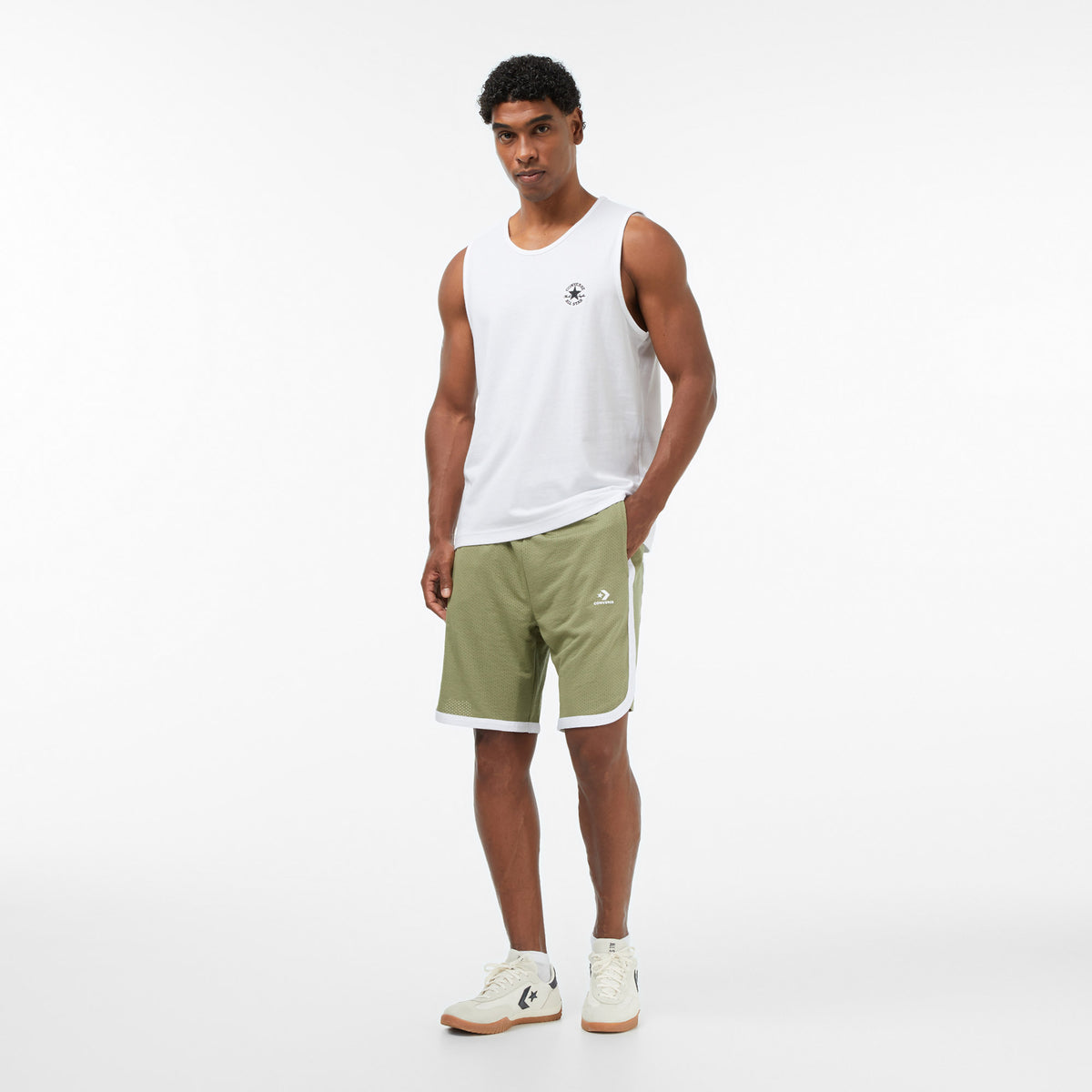 Converse Erkek Beyaz T-shirt