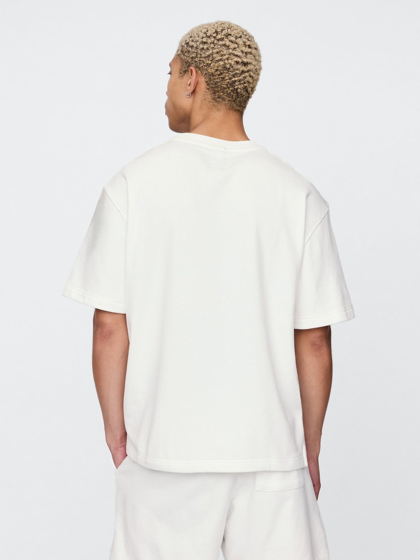 Beyaz Vintagesoft Athletic Gap Logo Sweatshirt