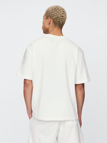 Beyaz Vintagesoft Athletic Gap Logo Sweatshirt