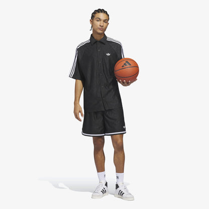 Adidas Jacquard Top Unisex Siyah T-shirt