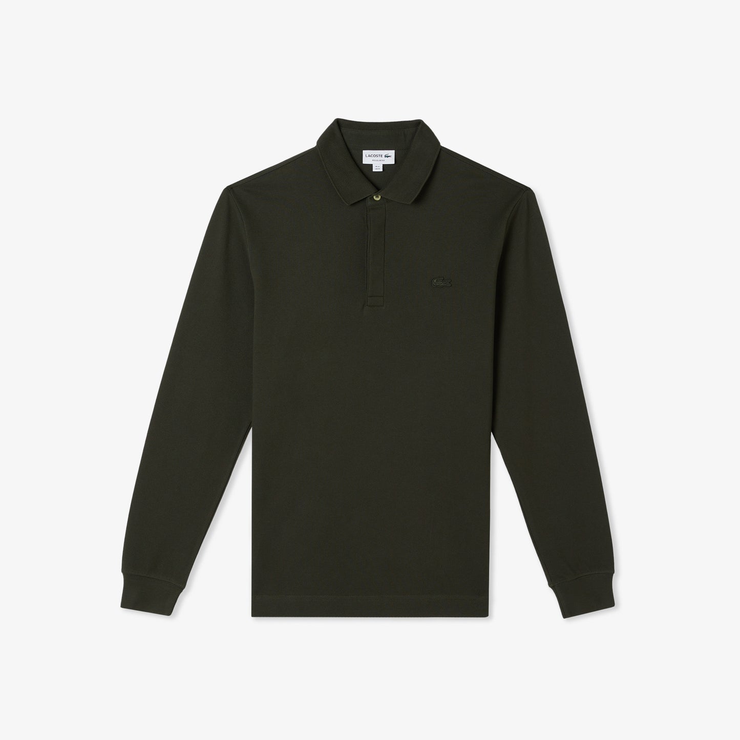 Lacoste Paris Erkek Regular Fit Uzun Kollu Haki Polo