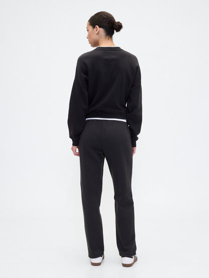Siyah Gap Logo Pull-on Slim Eşofman Altı