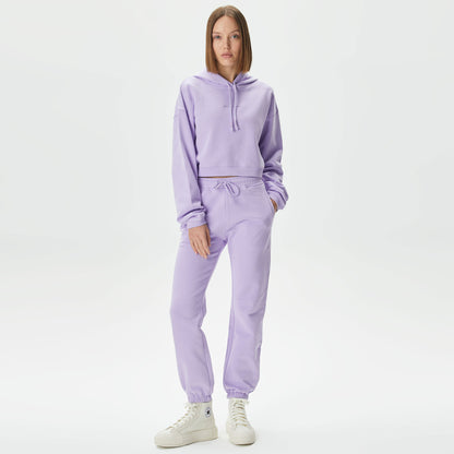 Les Benjamins Essential 303 Kadın Mor Hoodie