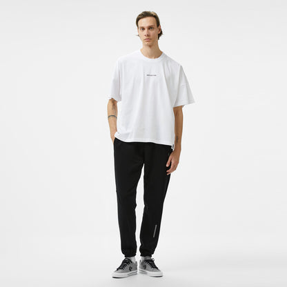 Forfun Not For Fun 004 Oversize Drop Shoulder Erkek Beyaz T-shirt