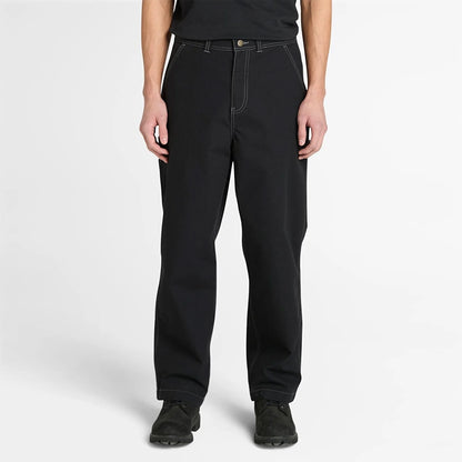 Timberland Washed Duck Canvas Carpenter Erkek Siyah Pantolon