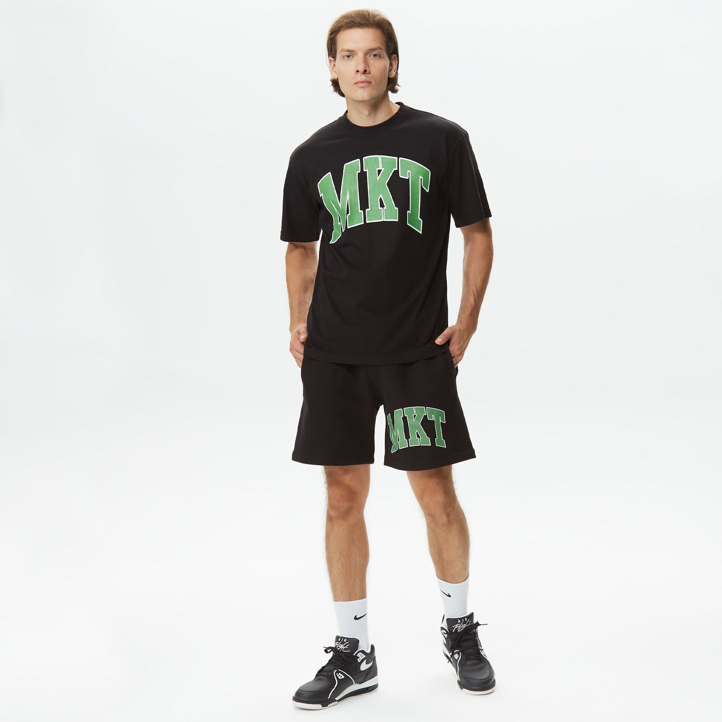 Market Mkt Arc erkek Siyah T-shirt