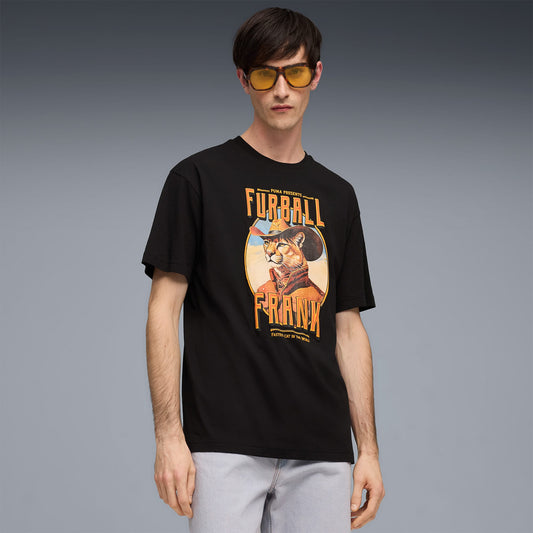 Puma Graphic Erkek Siyah T-shirt