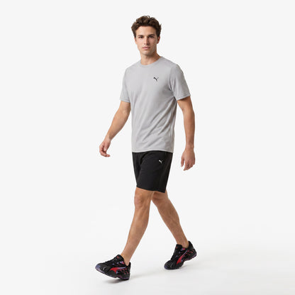 Puma Essentials Small Logo Poly Erkek Gri T-shirt