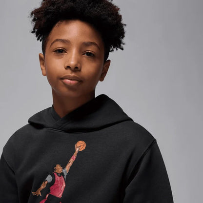 Jordan Jdb Jordan Sketch Po Çocuk Siyah Sweatshirt