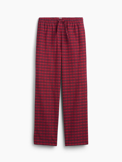 Koyu Kırmızı Softest Flannel Pijama Altı