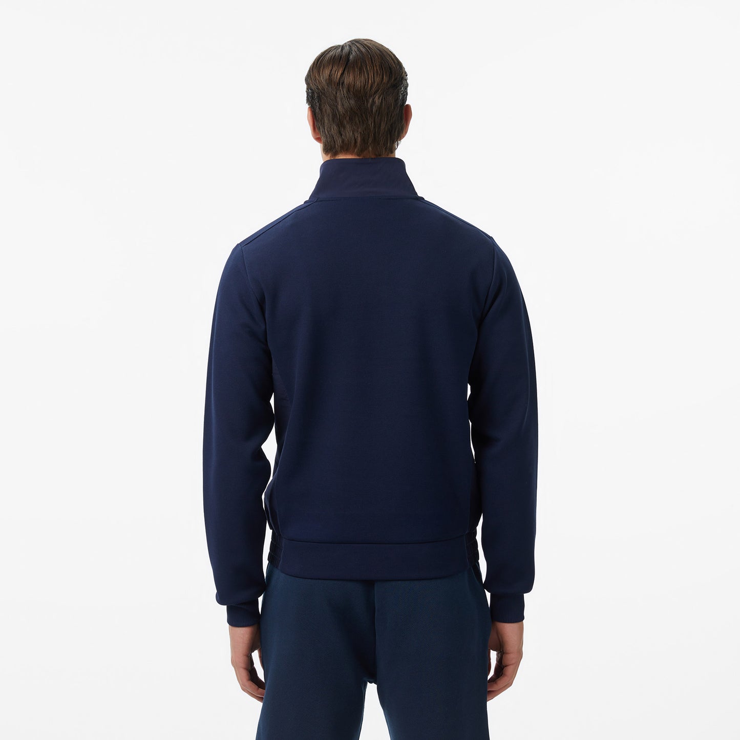 Lacoste Erkek Classic Fit Yarım Fermuarlı Lacivert Sweatshirt