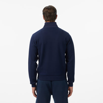 Lacoste Erkek Classic Fit Yarım Fermuarlı Lacivert Sweatshirt