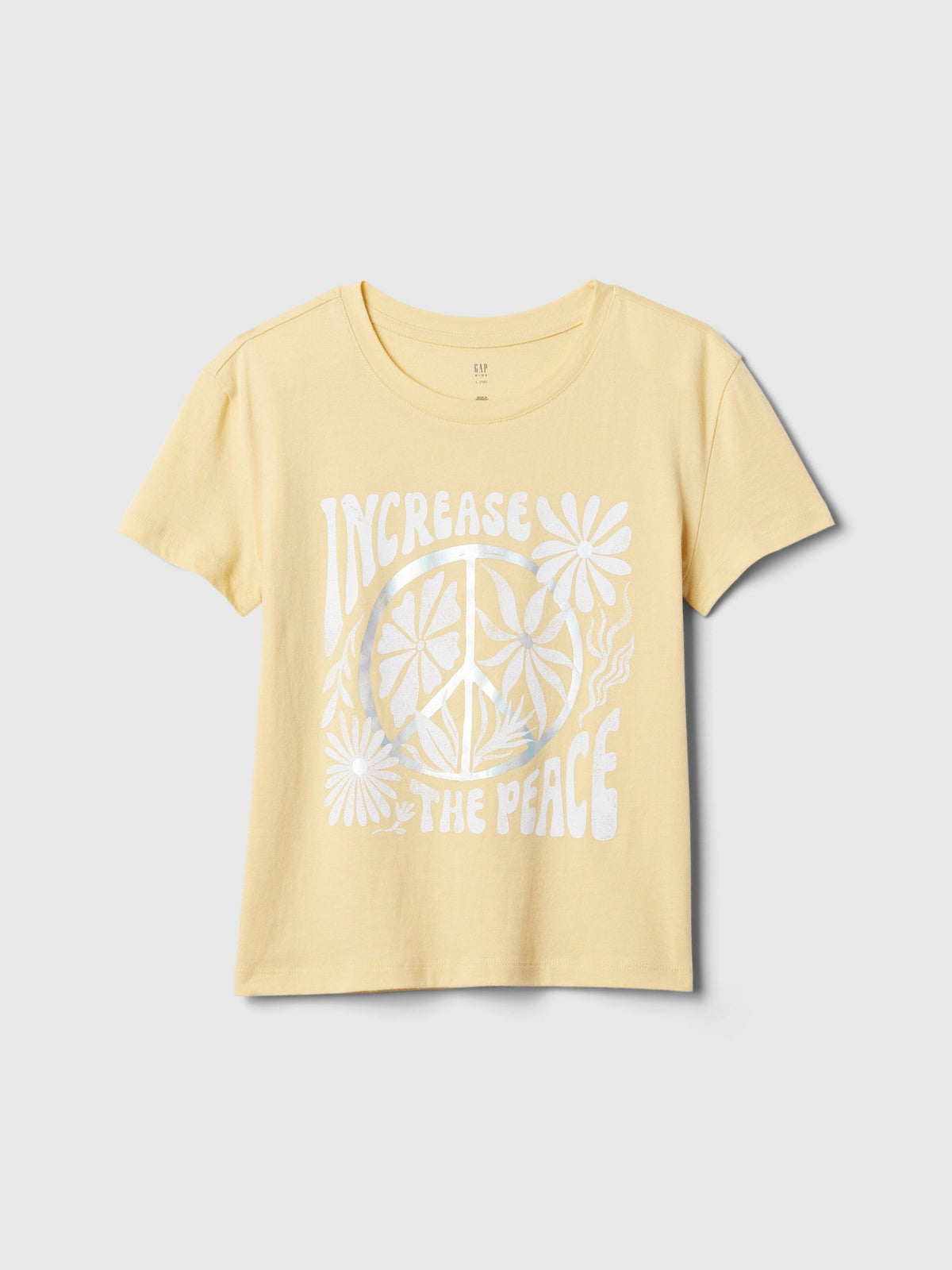 Sarı Grafikli T-shirt