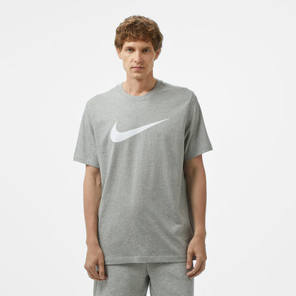 Nike Sportswear Icon Swoosh Erkek Gri T-shirt