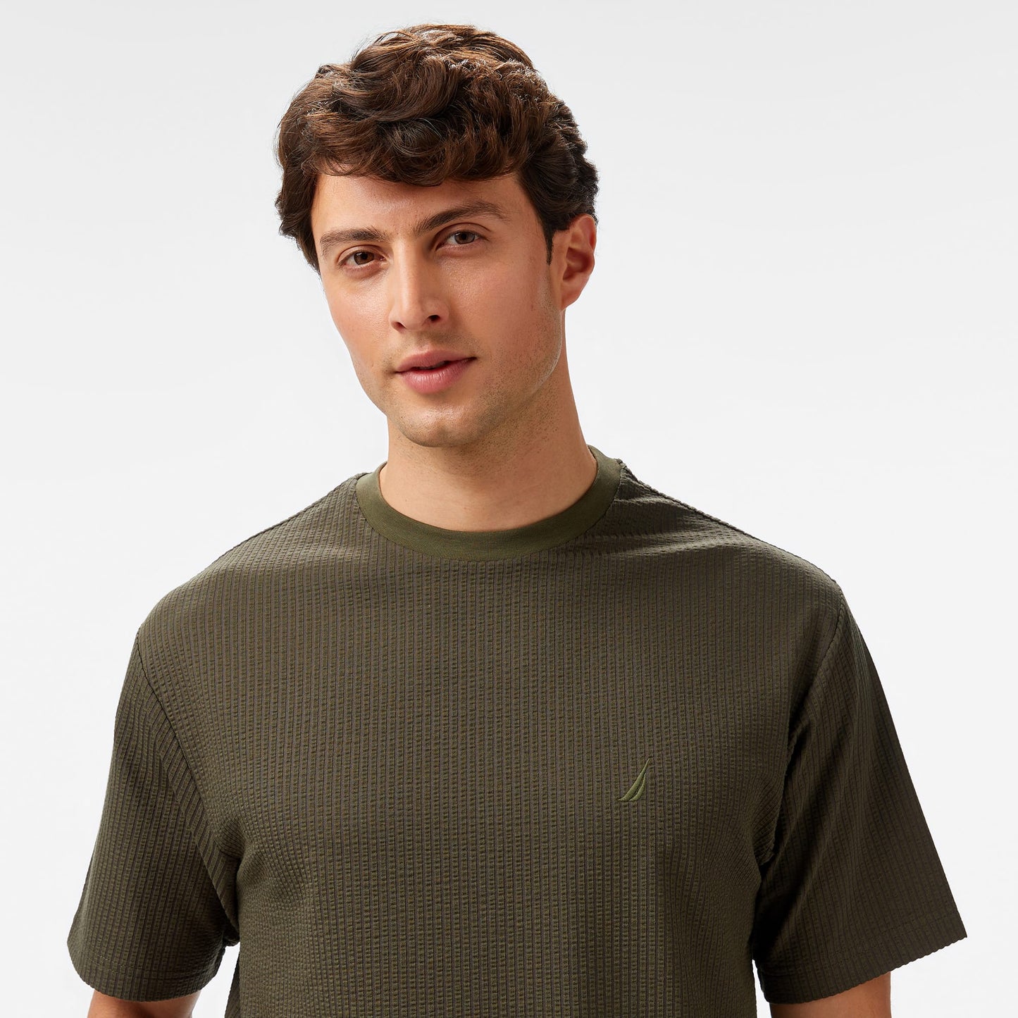Nautica Erkek Yeşil Comfort Fit T-shirt