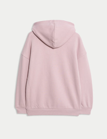 ?pamuk Karışımlı Kapüşonlu Sweatshirt (6-16 Yaş)?