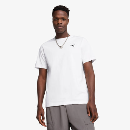 Puma Wardrobe Ess Erkek Beyaz T-shirt