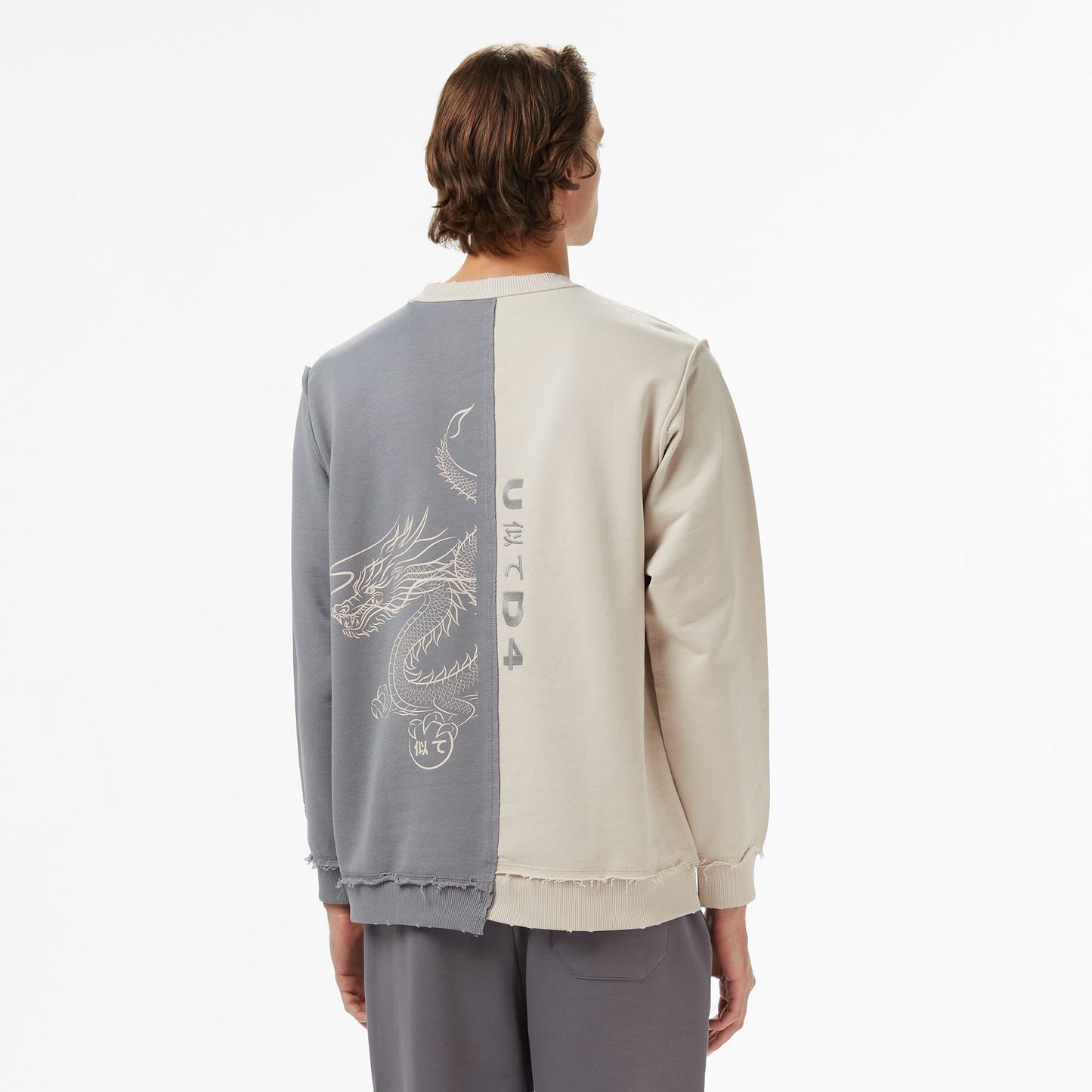 United4 Erkek Gri Sweatshirt