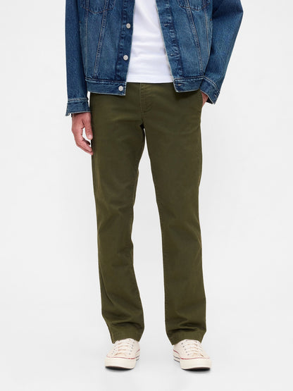 Haki Gapflex Straight Fit Khaki Pantolon