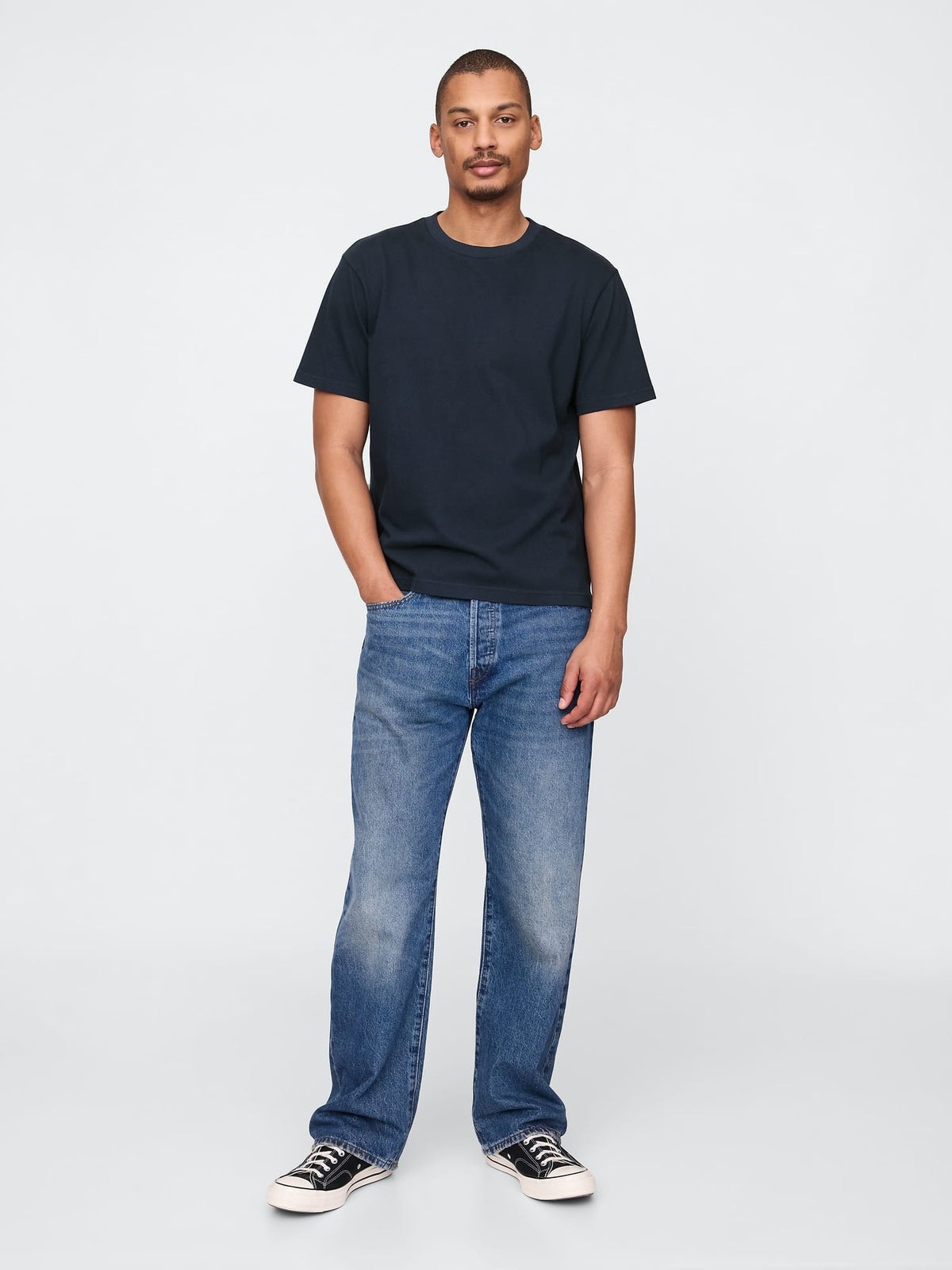 Lacivert Heavyweight Relaxed T-shirt