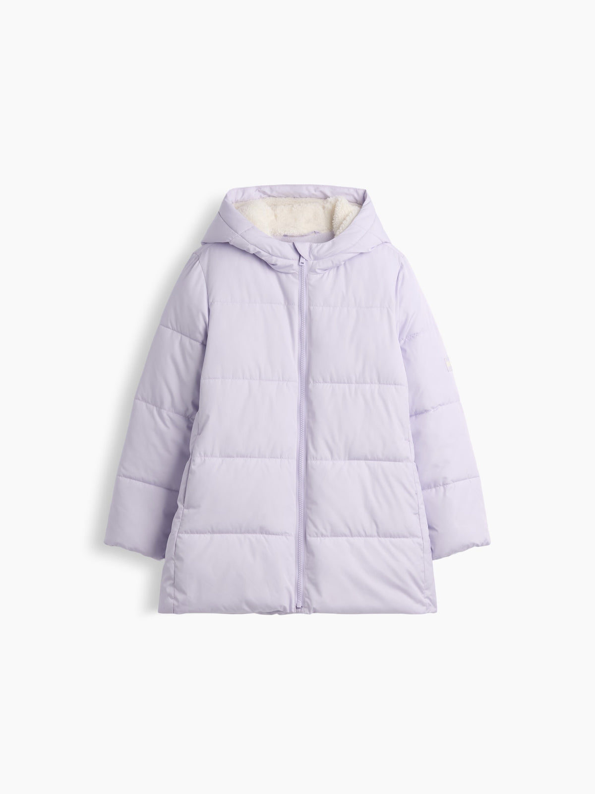 Lila Şişme Puffer Mont