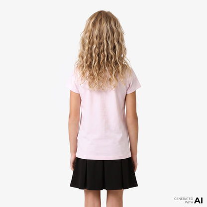 Calvin Klein Chest Monologo Çocuk Pembe T-shirt