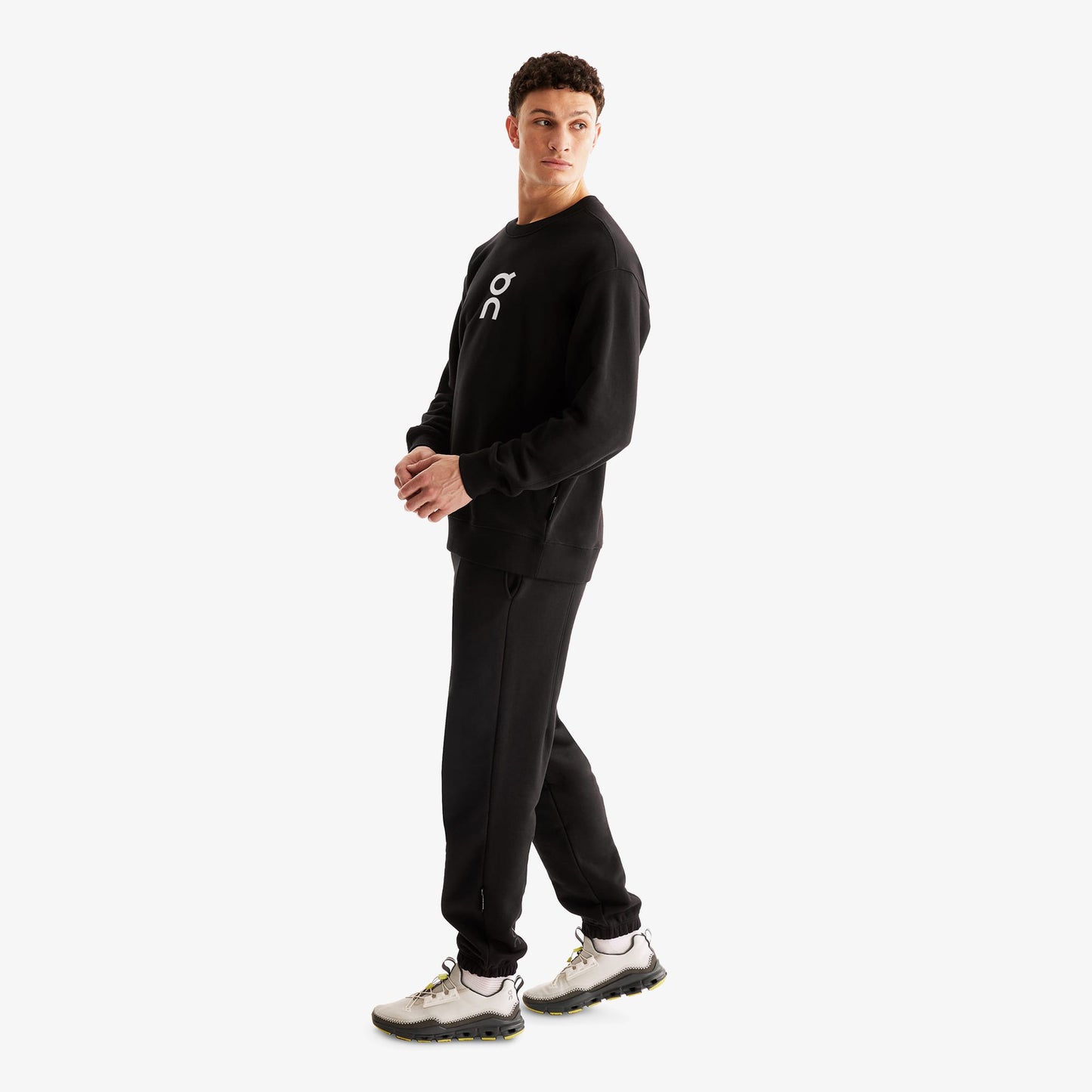 On Club Crew Erkek Siyah Sweatshirt