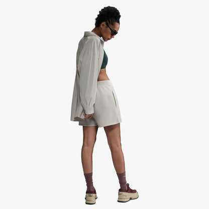 Nike 24.7 Dri-fıt Soft Knit Kadın Beyaz Şort
