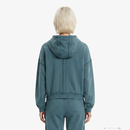 Unıted4 Regular Fit Kadın Yeşil Sweatshirt